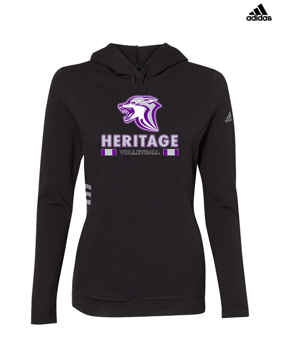 Heritage HS Volleyball Stacked - Womens Adidas Hoodie