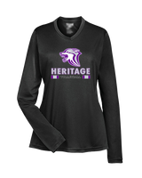 Heritage HS Volleyball Stacked - Womens Performance Longsleeve
