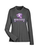 Heritage HS Volleyball Stacked - Womens Performance Longsleeve