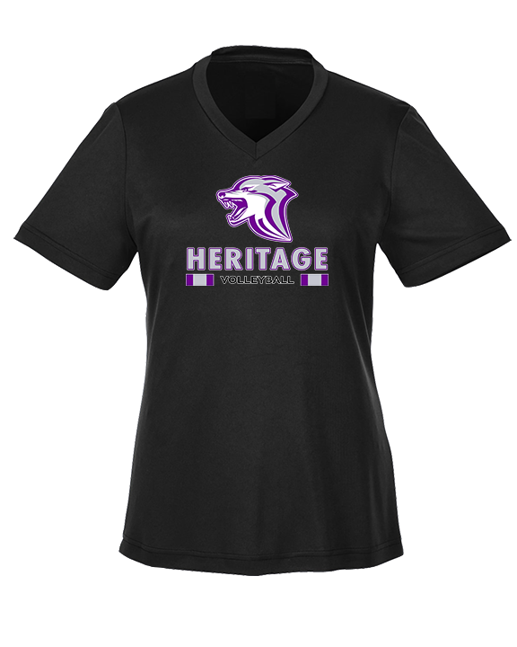 Heritage HS Volleyball Stacked - Womens Performance Shirt
