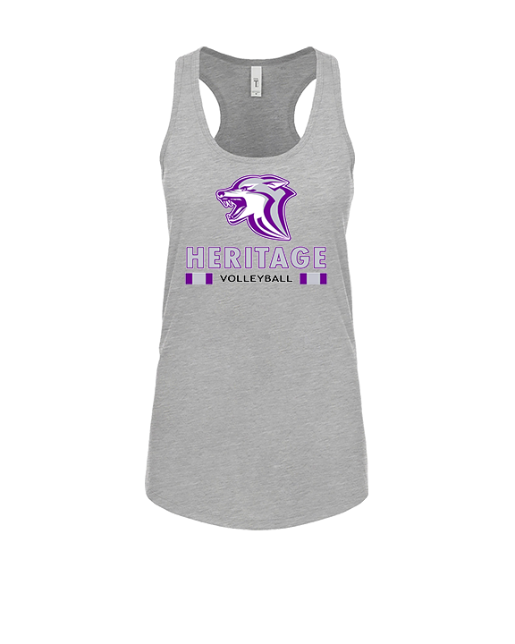 Heritage HS Volleyball Stacked - Womens Tank Top