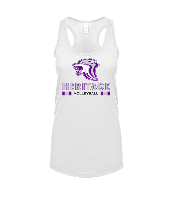 Heritage HS Volleyball Stacked - Womens Tank Top