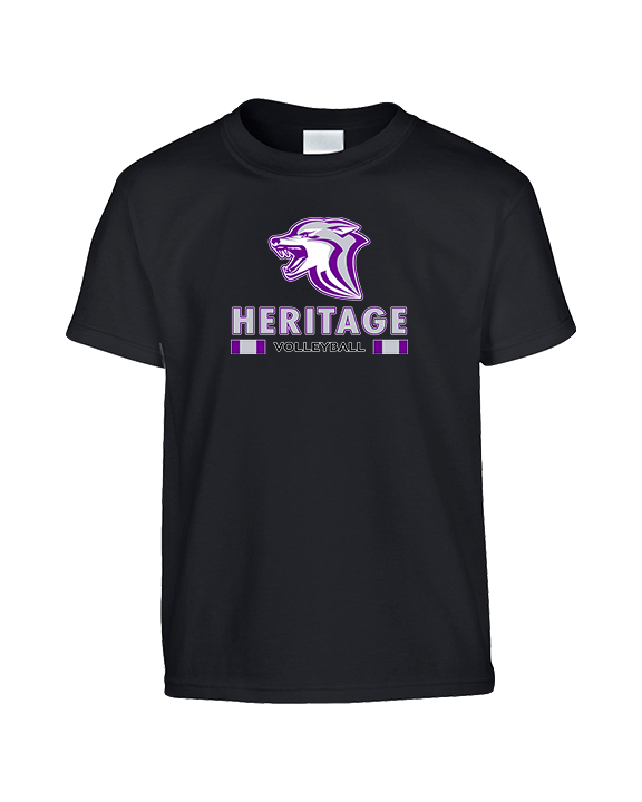 Heritage HS Volleyball Stacked - Youth Shirt