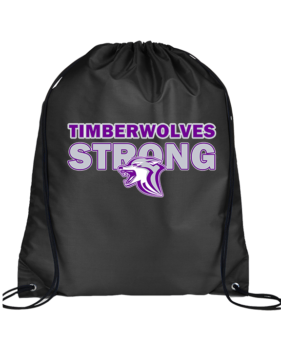 Heritage HS Volleyball Strong - Drawstring Bag