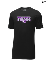 Heritage HS Volleyball Strong - Mens Nike Cotton Poly Tee