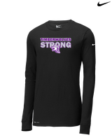 Heritage HS Volleyball Strong - Mens Nike Longsleeve