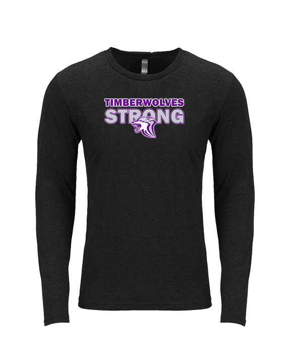 Heritage HS Volleyball Strong - Tri-Blend Long Sleeve