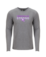 Heritage HS Volleyball Strong - Tri-Blend Long Sleeve