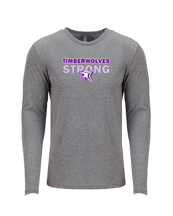 Heritage HS Volleyball Strong - Tri-Blend Long Sleeve