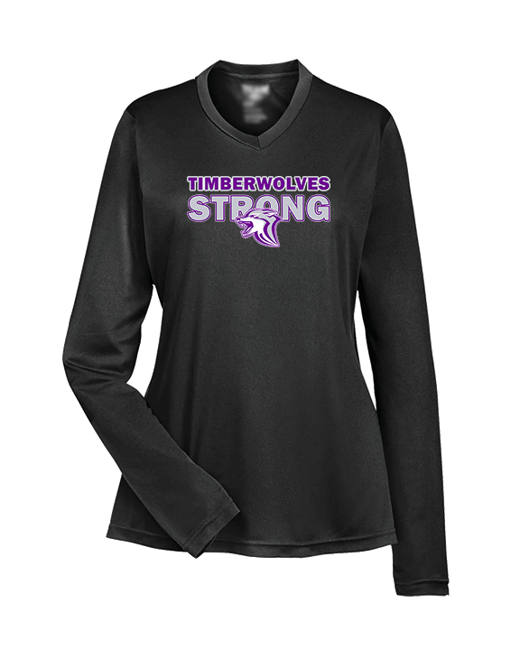 Heritage HS Volleyball Strong - Womens Performance Longsleeve
