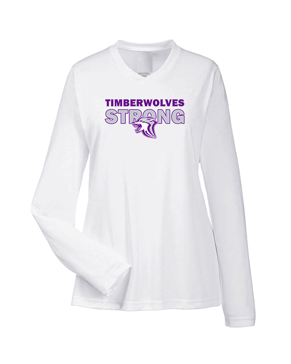 Heritage HS Volleyball Strong - Womens Performance Longsleeve