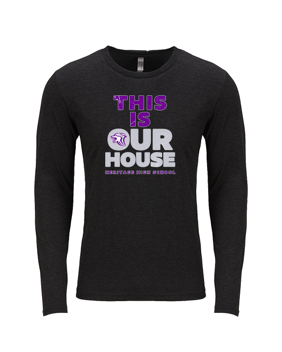 Heritage HS Volleyball TIOH - Tri-Blend Long Sleeve