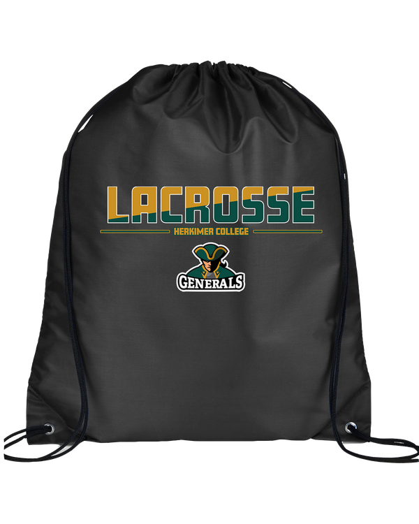 Herkimer College Men's Lacrosse Cut - Drawstring Bag