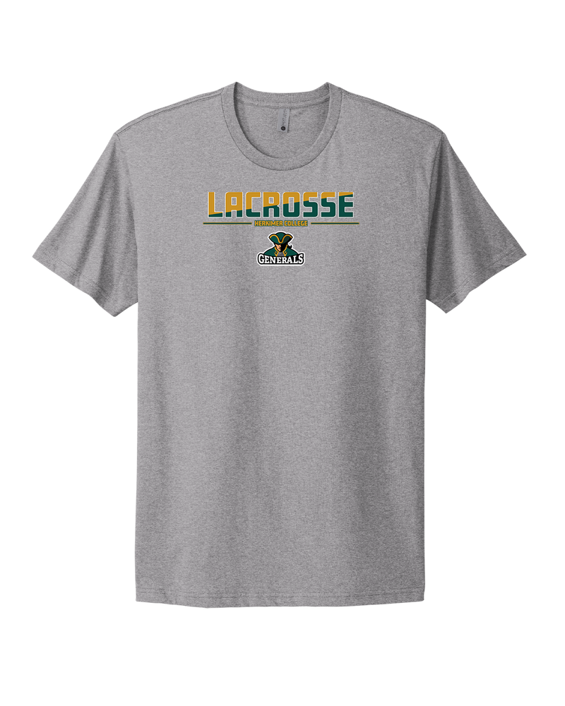 Herkimer College Men's Lacrosse Cut - Select Cotton T-Shirt