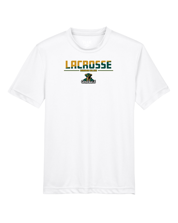 Herkimer College Men's Lacrosse Cut - Youth Performance T-Shirt