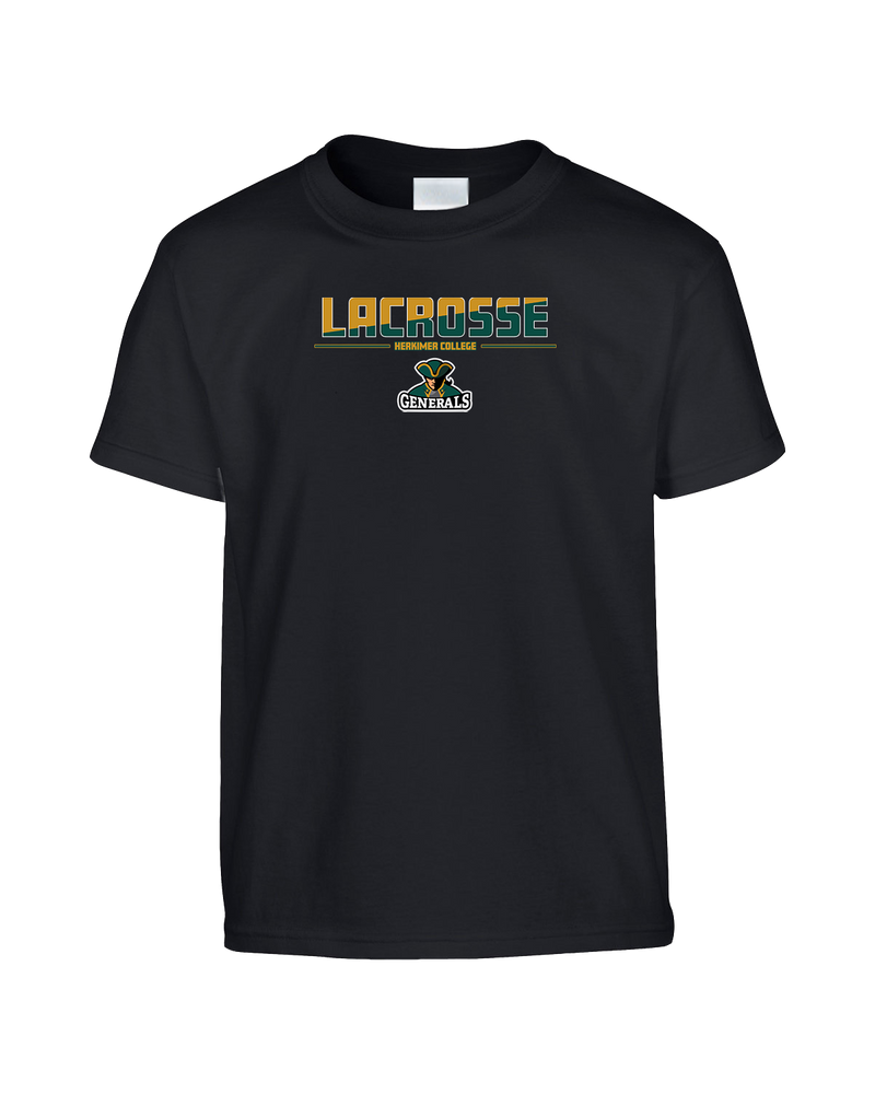 Herkimer College Men's Lacrosse Cut - Youth T-Shirt
