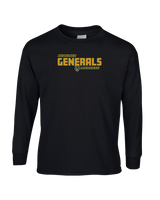 Herkimer College Men's Lacrosse Bold - Mens Basic Cotton Long Sleeve