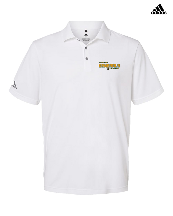 Herkimer College Men's Lacrosse Bold - Adidas Men's Performance Polo