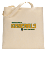 Herkimer College Men's Lacrosse Bold - Tote Bag