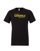 Herkimer College Men's Lacrosse Bold - Mens Tri Blend Shirt