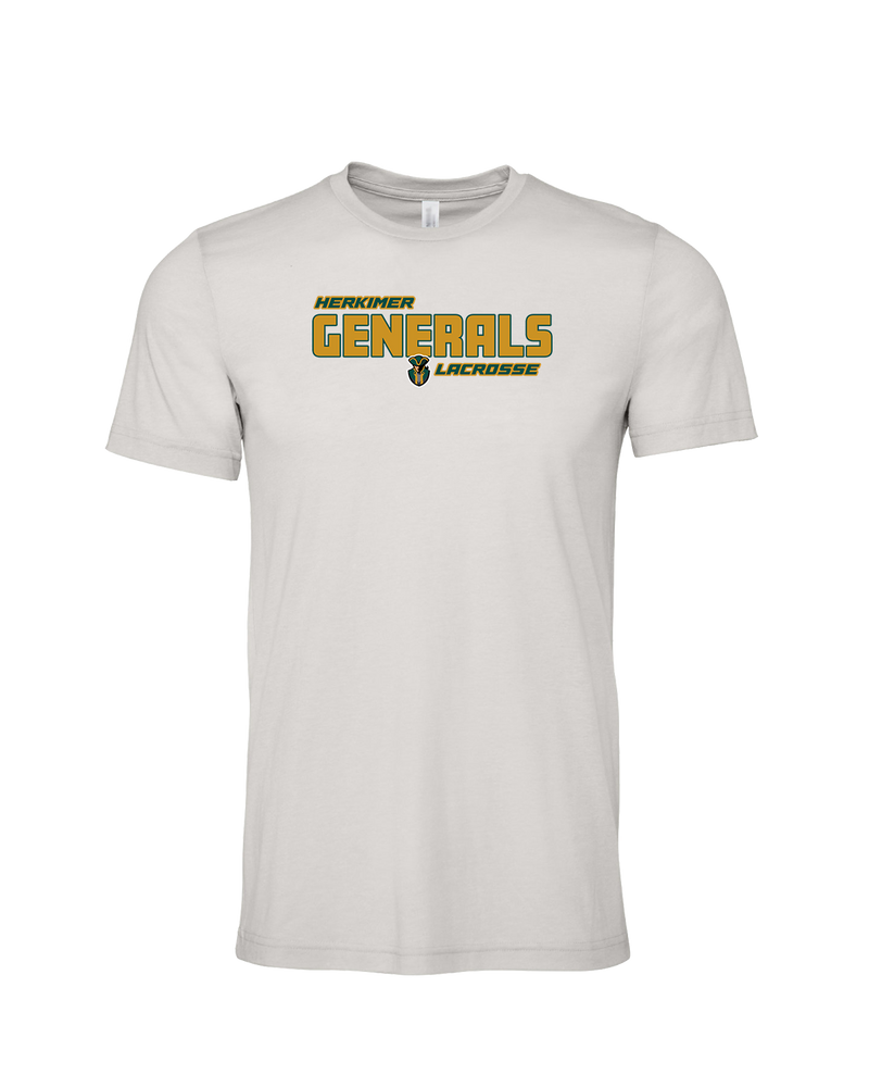 Herkimer College Men's Lacrosse Bold - Mens Tri Blend Shirt