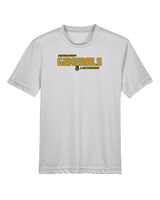 Herkimer College Men's Lacrosse Bold - Youth Performance T-Shirt