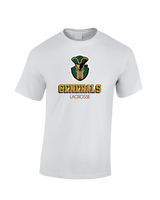 Herkimer College Men's Lacrosse Shadow - Cotton T-Shirt