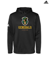 Herkimer College Men's Lacrosse Shadow - Adidas Men's Hooded Sweatshirt