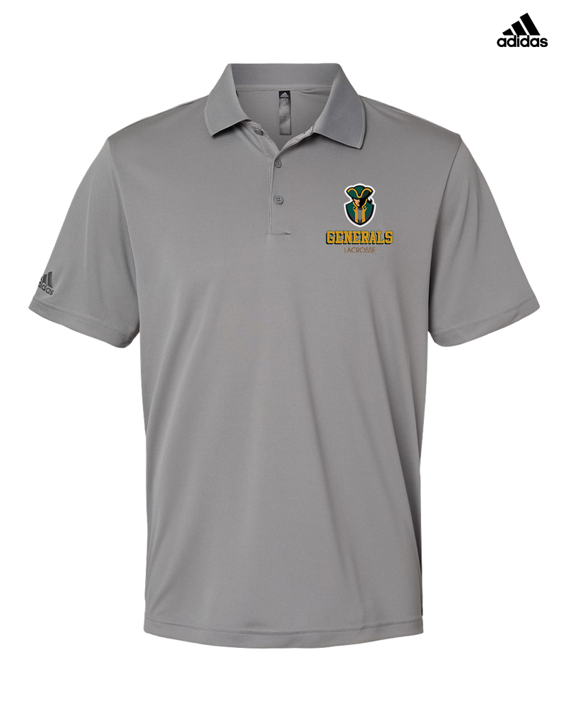 Herkimer College Men's Lacrosse Shadow - Adidas Men's Performance Polo