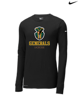 Herkimer College Men's Lacrosse Shadow - Nike Dri-Fit Poly Long Sleeve
