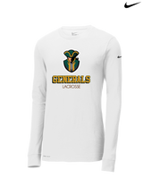 Herkimer College Men's Lacrosse Shadow - Nike Dri-Fit Poly Long Sleeve
