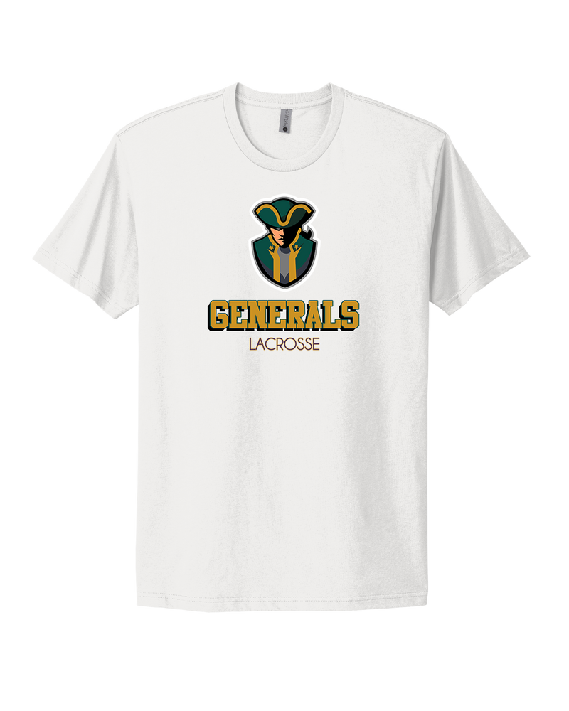Herkimer College Men's Lacrosse Shadow - Select Cotton T-Shirt