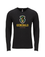 Herkimer College Men's Lacrosse Shadow - Tri Blend Long Sleeve