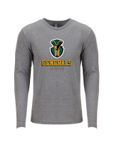Herkimer College Men's Lacrosse Shadow - Tri Blend Long Sleeve