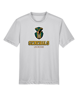Herkimer College Men's Lacrosse Shadow - Youth Performance T-Shirt