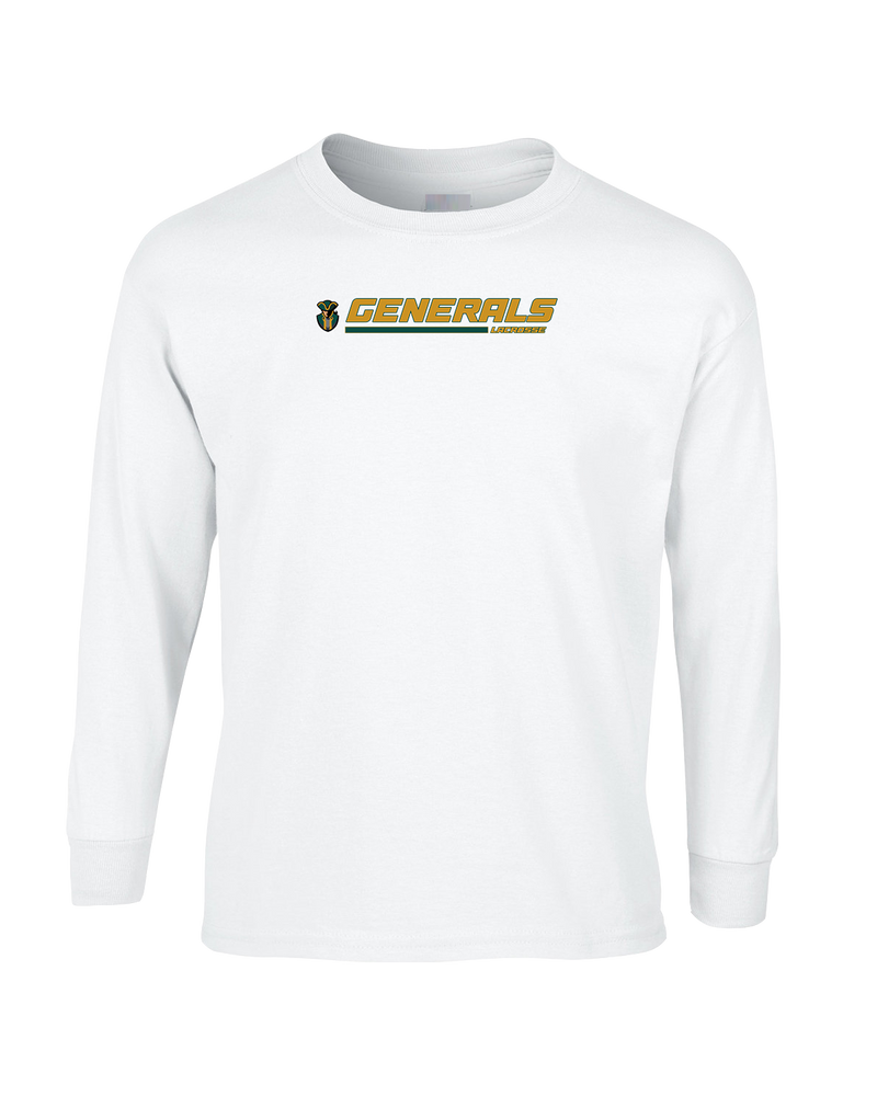 Herkimer College Men's Lacrosse Switch - Mens Basic Cotton Long Sleeve