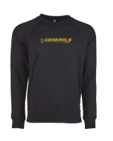 Herkimer College Men's Lacrosse Switch - Crewneck Sweatshirt