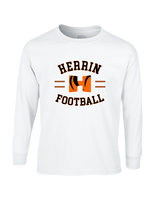 Herrin HS Football Curve - Cotton Longsleeve