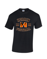 Herrin HS Football Curve - Cotton T-Shirt