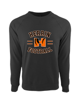 Herrin HS Football Curve - Crewneck Sweatshirt
