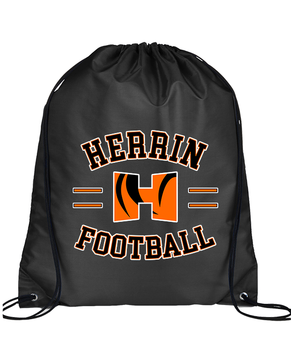 Herrin HS Football Curve - Drawstring Bag