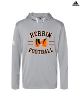 Herrin HS Football Curve - Mens Adidas Hoodie
