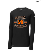 Herrin HS Football Curve - Mens Nike Longsleeve