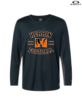 Herrin HS Football Curve - Mens Oakley Longsleeve