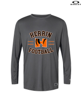 Herrin HS Football Curve - Mens Oakley Longsleeve