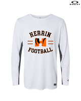 Herrin HS Football Curve - Mens Oakley Longsleeve
