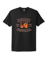 Herrin HS Football Curve - Mens Select Cotton T-Shirt