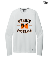 Herrin HS Football Curve - New Era Performance Long Sleeve