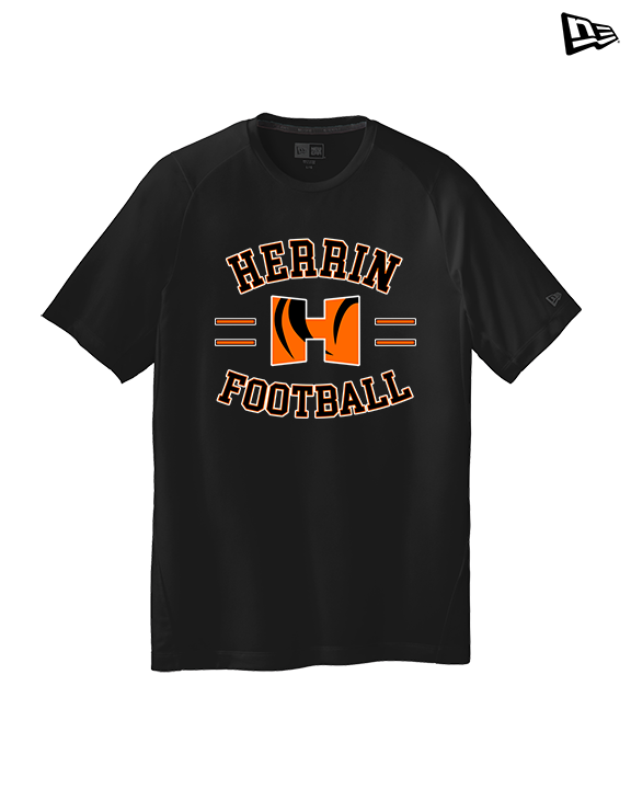 Herrin HS Football Curve - New Era Performance Shirt
