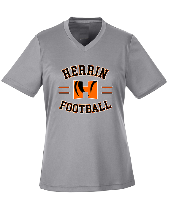 Herrin HS Football Curve - Womens Performance Shirt